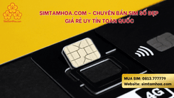  Chuyên Bán Sim Số Đẹp Giá Rẻ Uy Tín Toàn Quốc