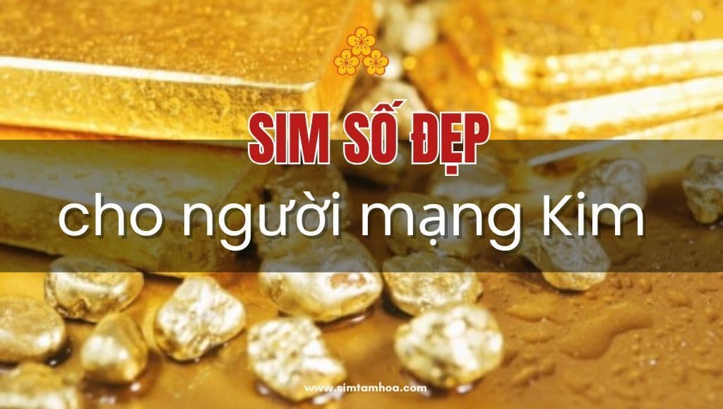Bí kíp chọn sim số đẹp giúp kích hoạt tài vận cho người mạng Kim